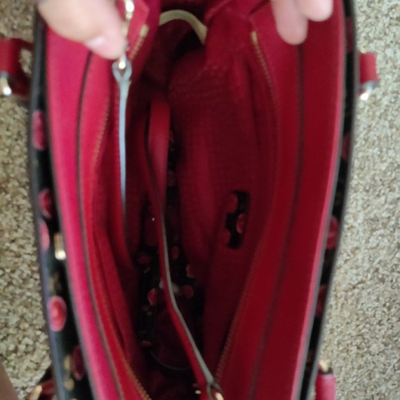 Red Rose Kate Spade Purse - Picture 2 of 4